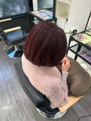 ミディアム カラー 艶髪レイヤー上田 紗也🇰🇷💗のヘアスタイル