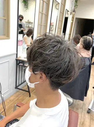 ショート メンズ 菅原 綾のヘアスタイル
