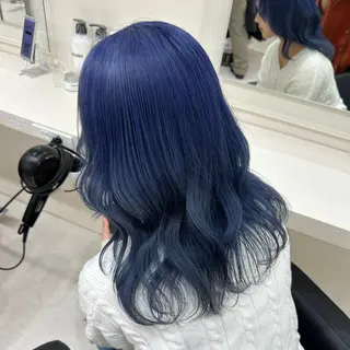 セミロング ️🫧 AINE 🫧ハイトーンカラーのヘアスタイル