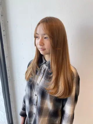 カラー ハイトーンカラー🩵 指名多数💗横山聖奈のヘアスタイル