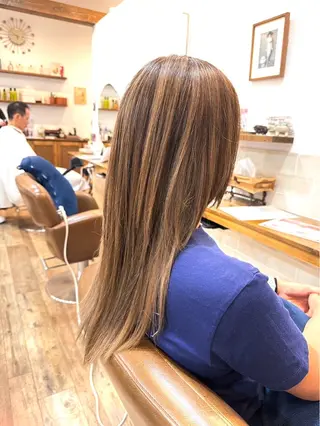 ロング カラー カット特化型 美容師/栗本のヘアスタイル
