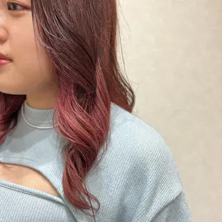 セミロング カラー 🍇おぐら めぐみ🍇のヘアスタイル