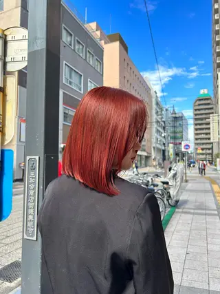 ショート カラー メンズ/ボブ/パーマ /くるみのマツエク・マツパデザイン