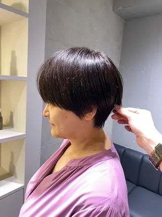 ショート カラー nex the salon coall所属・🫧似合わせショート イシダ🫧のヘアスタイル