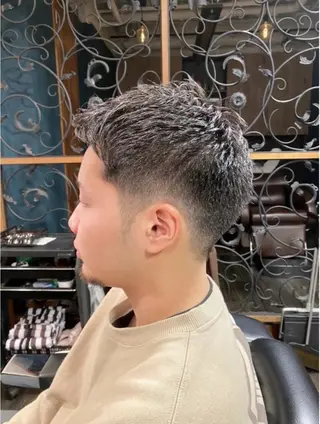 ショート メンズ 早稲田/メンズ専門 /フェード/葛西裕季のヘアスタイル