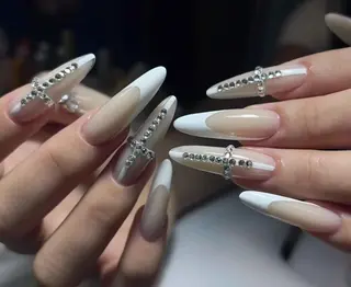 ネイル By moonネイル 🌷ワンホン/韓国風のネイルデザイン