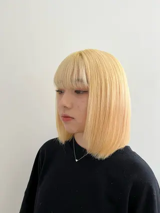 ミディアム カラー メンズパーマ/ メッシュ📍ユリのヘアスタイル