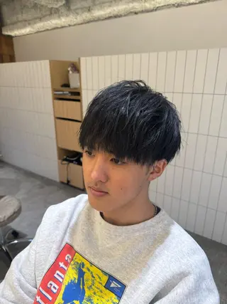 メンズ 銀座骨格診断似合わせ 美容師中島年紀のヘアスタイル