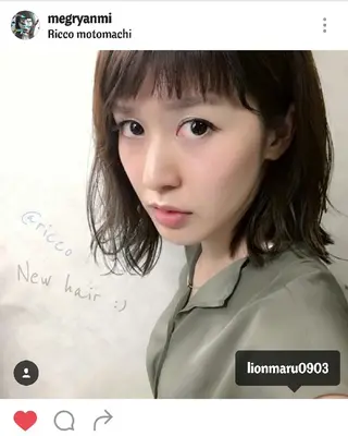 ミディアム カラー パーマ iLu.所属・川俣 洋仁のヘアスタイル