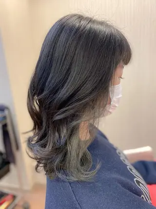 ミディアム カラー SALOWIN神戸三宮East店所属・【透明感、艶髪】西村 有司のヘアスタイル