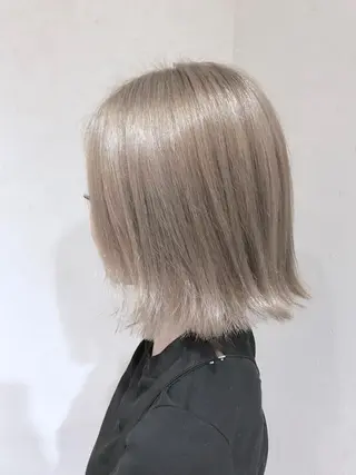 ミディアム カラー パーマ ヘアアレンジ filo byFeria渋谷所属・縮毛矯正/美髪 髪質改善/石田幸輔のヘアスタイル