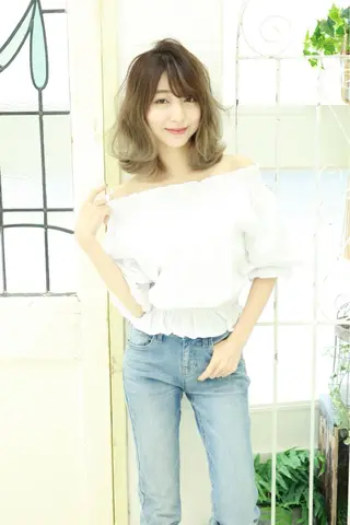 カラー レイヤーカット 早崎太生のヘアスタイル