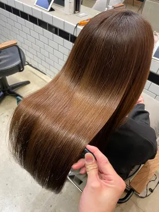 ロング カラー 🌈本物の髪質改善 森田涼平のヘアスタイル