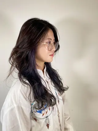 セミロング カラー ヘアアレンジ andiamo sakae所属・🧬艶髪向井 琉矢🧬のヘアスタイル