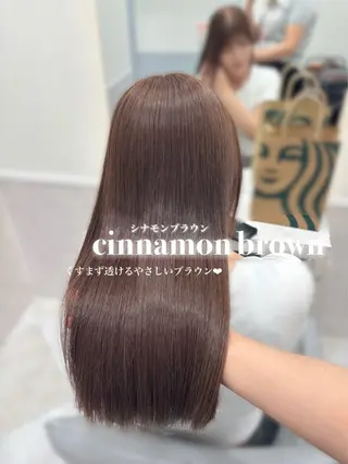 ロング 💎のぼりゆい/大須 ブリーチなしWカラーのヘアスタイル
