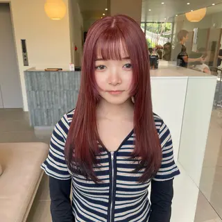 ロング カラー ブリーチ/レイヤー 🌻Mutsumiのヘアスタイル