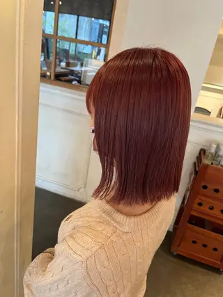 ミディアム カラー 銀座🤍ボブ/ ミディアム/佐野夢美のヘアスタイル