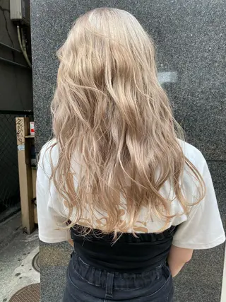ロング カラー 🧡色落ちまで2度綺 麗なカラー🧡ヨシキのヘアスタイル