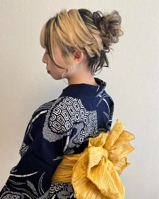 ロング ヘアアレンジ カラー/ヘアセット Nanami💗のヘアスタイル