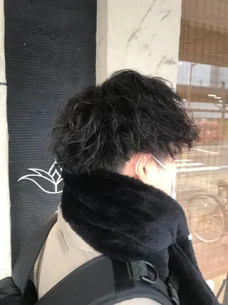 パーマ メンズ なりたいを叶える /町野 朝哉のヘアスタイル