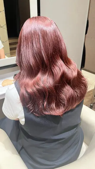 セミロング カラー ♡ktwoかな /透明感カラーのヘアスタイル