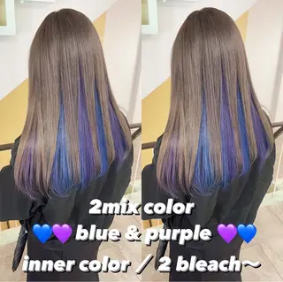 カラー 渋谷:インナーカラー ／🍒エリカ🍒のヘアスタイル