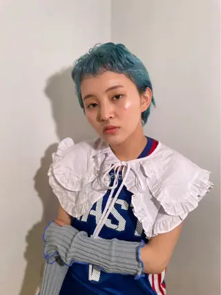 カラー パーマ/透明感カラー 小松のヘアスタイル