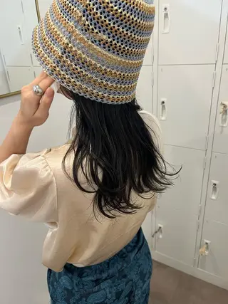 ロング カラー 透明感カラー、 アレンジ/miyuのヘアスタイル