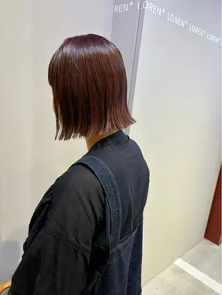 ミディアム LOREN＋透明感 オリーブhirokoのヘアスタイル