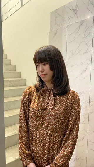 ミディアム マツザキ マナトのヘアスタイル