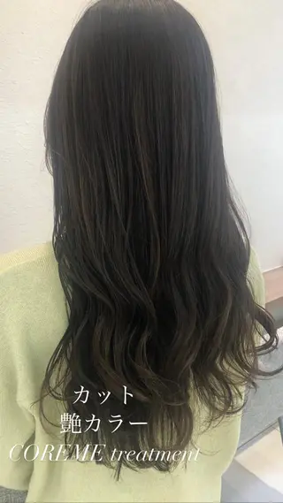 ロング カラー 艶質改善/縮毛矯正 ササキナツミのヘアスタイル