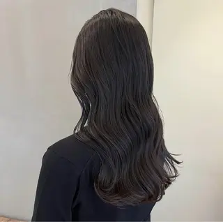 セミロング カラー グレージュ🐰透明感 カラー🫧akihoのヘアスタイル