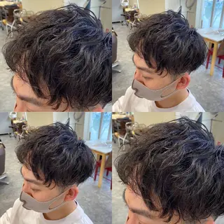 パーマ メンズ メンズ特化LIBER 石川玲央のヘアスタイル