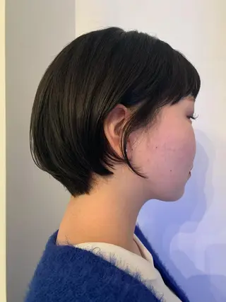 ショート Asti blanche所属・ブリーチなしWカラー /地毛風/小林凪沙のヘアスタイル