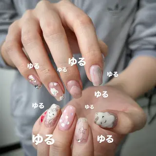 セミロング ｵｵﾀｹ ﾚｲﾅのネイルデザイン