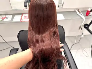 セミロング ピンクベージュ/新潟 万代/高橋桃葉🍑のヘアスタイル