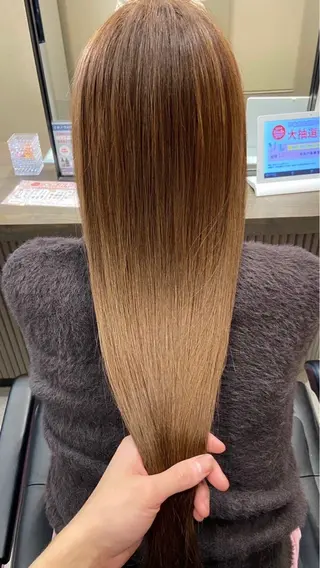 ロング カラー La fith hair arts 吉祥寺店所属・ブリーチなしカラー✨ ダブルカラー✨ワタベのヘアスタイル