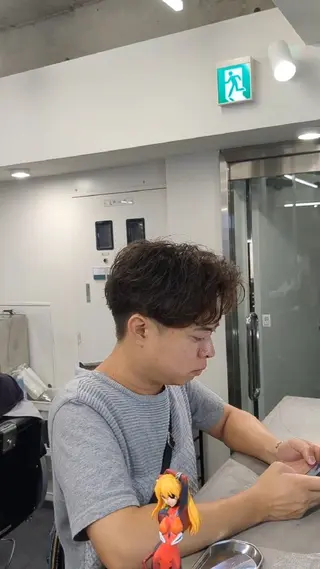 パーマ メンズ ショート パーマ特化 スタイリスト石田のヘアスタイル