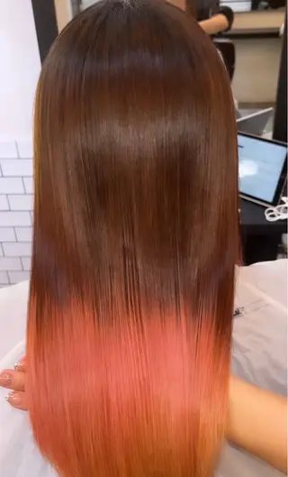 ミディアム ハイトーンカラー 🦋yuri🦋のヘアスタイル