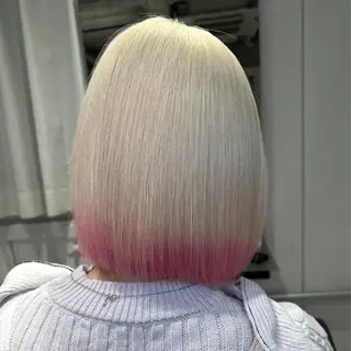 ミディアム Nozomi/透明感 /デザインカラーのヘアスタイル