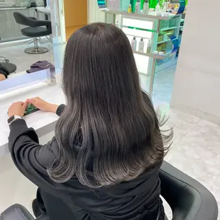 セミロング カラー 韓国艶カラー🇰🇷 DISCO💙のヘアスタイル