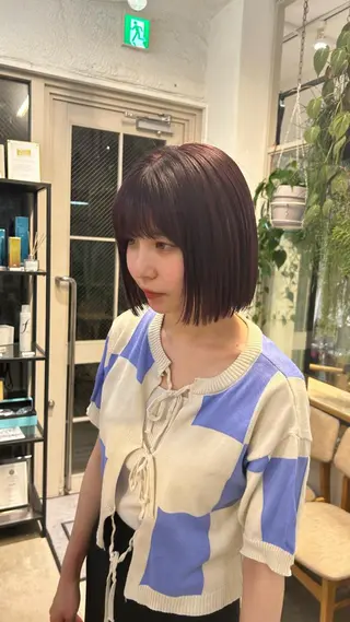 ショート カラー じゅわっと暖色カラー 🍊Moemiのヘアスタイル