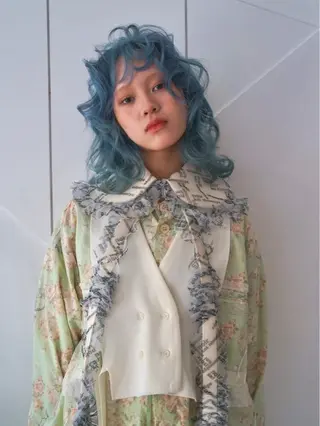 カラー 原宿/ハイトーン ⭐︎airi⭐︎のヘアスタイル