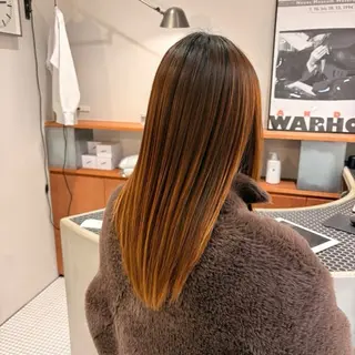 ロング 酸性縮毛矯正/ ホッタケイシのヘアスタイル