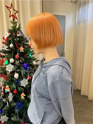 ショート カラー haco＋所属・圧倒的デザイン力 店長🎨RENAのヘアスタイル