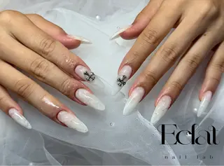 セミロング ネイルラボEclat RINAのネイルデザイン