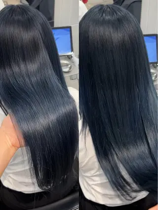 ロング 縮毛👱🏽‍♀️ 🎀海外ハイライトのヘアスタイル