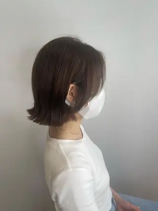ショート カラー &chaLme   心斎橋所属・emi/髪質改善/ 韓国風/艶カラーのヘアスタイル