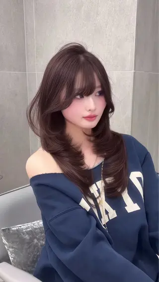 ロング MAEUL NAGOYA所属・⛓ワンホンレイヤー 🥀🖤/あいりのヘアスタイル