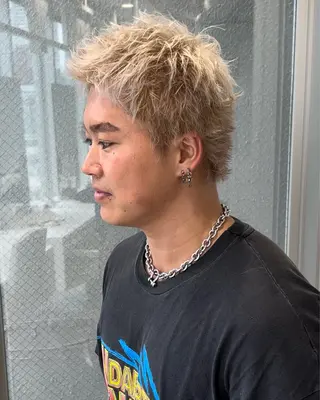 ショート カラー メンズ メンズ特化❤️‍🔥 パーマ職人江口佳乃のヘアスタイル